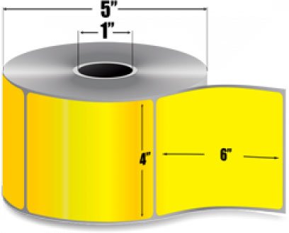 Zebra 10010035-R Barcode Label