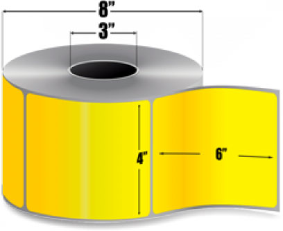 AirTrack® E07267-PMS115-COMPATIBLE Barcode Label
