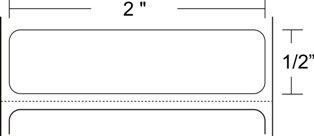 AirTrack® AiRT-2-05-9600-3 Barcode Label