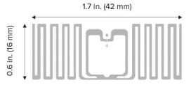 Zebra 10036991-R RFID Label