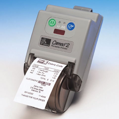 Zebra C2A-0U1AV000-00 Portable Barcode Printer