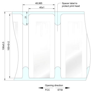 Zebra 10026770 RFID Label