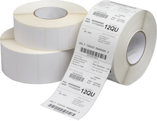 AirTrack® 2x3 DT-P-Roll Barcode Label