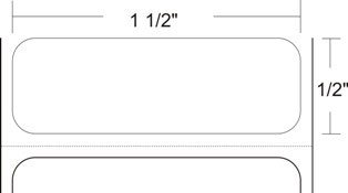 Zebra 10011706-R Barcode Label