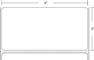 Zebra 10015365-R Barcode Label