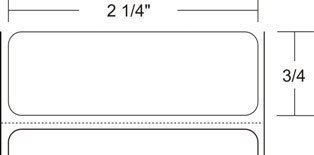 Zebra 800272-075-R Barcode Label