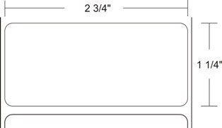 Zebra 10014717-R Barcode Label