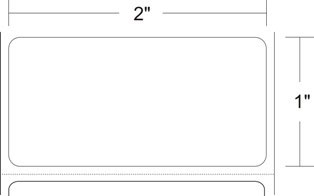 Intermec E23468 Barcode Label
