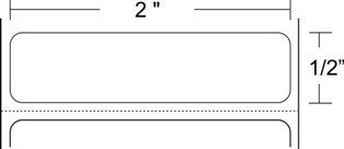 Zebra 10011707-R Barcode Label