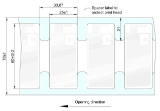 Zebra 10026768 RFID Label