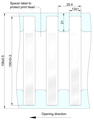 Zebra 10026766 RFID Label