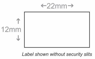BCI LXK2212W-1RN-SL Labels