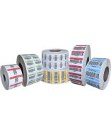 AirTrack® BCI100050PBAL-ORANGE-1D-10 Barcode Label
