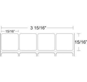 Zebra 10018342-R Barcode Label