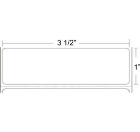 Zebra 72288 Barcode Label