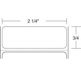 Zebra 800272-075 Barcode Label