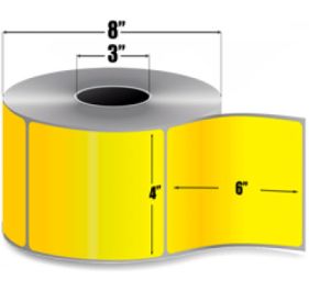 AirTrack® E07267-PMS115-COMPATIBLE Barcode Label