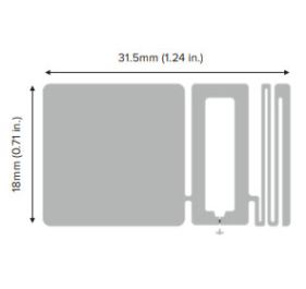 Zebra 10026781-R RFID Label