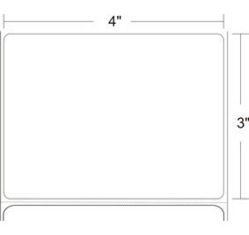 Zebra 10023336 Barcode Label