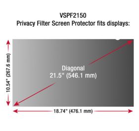 ViewSonic VSPF2150 Carrying and Protective Accessories