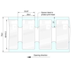 Zebra 10026768 RFID Label