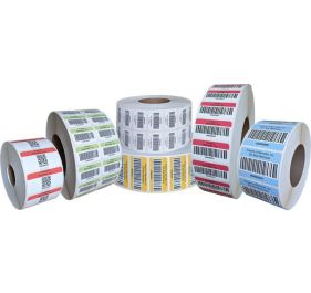 AirTrack® BCI100050PBIPL-ORANGE-1D-5 Barcode Label