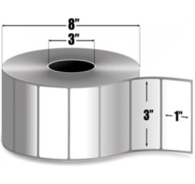 Zebra 72284 Barcode Label