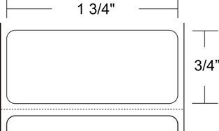 Zebra 10011988-R Barcode Label