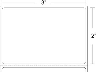 Zebra 10022946-R Barcode Label