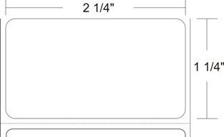 AirTrack® AiRD-225-125-1135-1-R Barcode Label