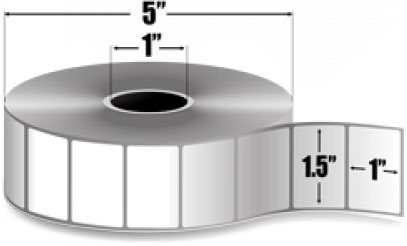Zebra 83258-R Barcode Label